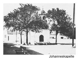 Alte Fotografie der Johanneskapelle